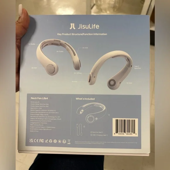 Neck Fan Life4 - White - Picture 4 of 5